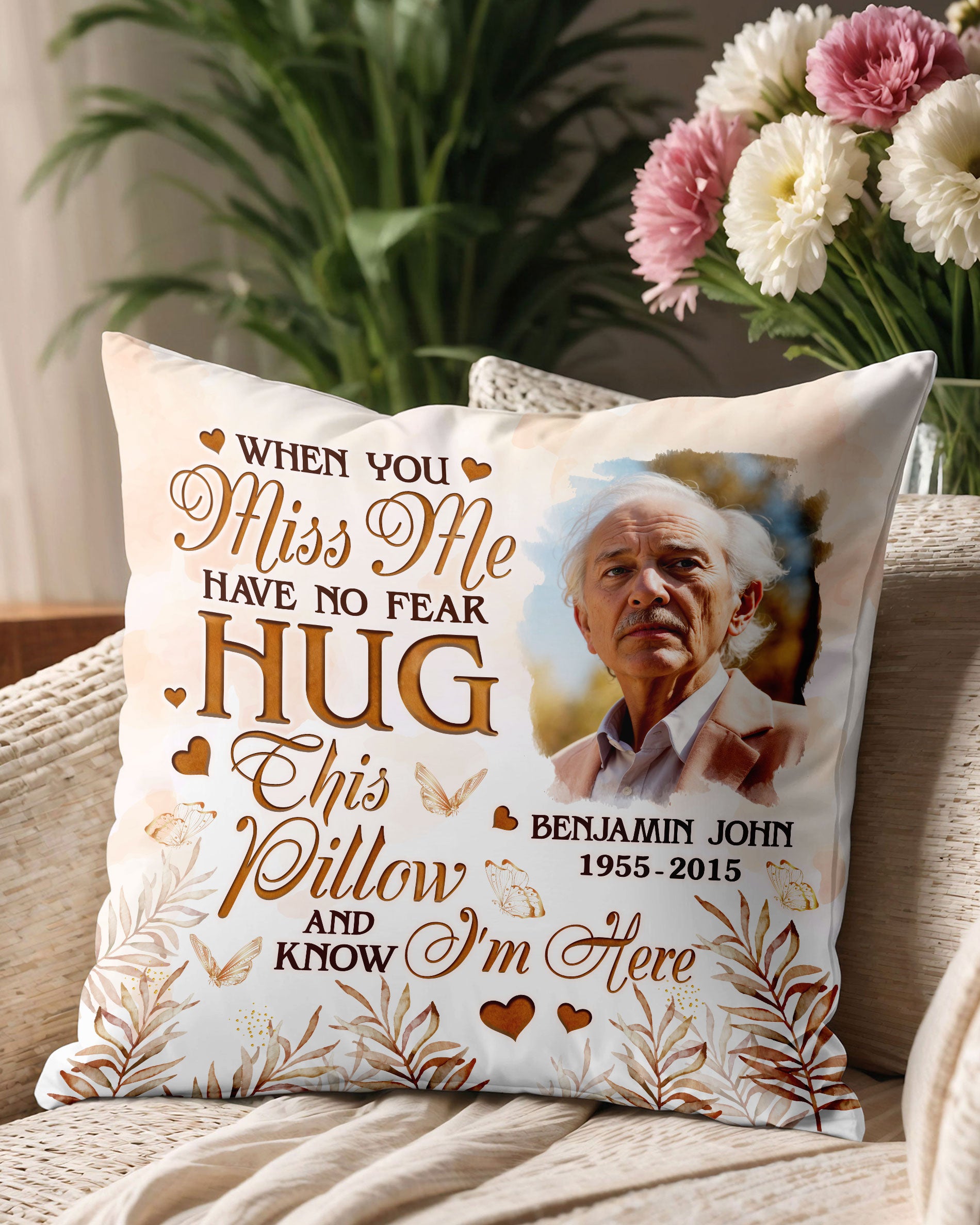 Personalized When You Miss Me Pillow - Tlno2712242