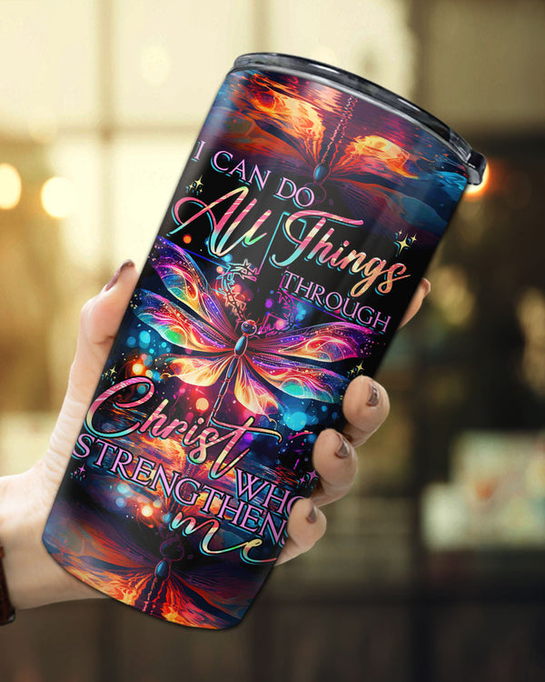 I Can Do All Things Dragonflies Tumbler - Tytd2706232