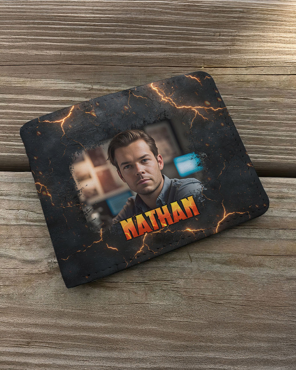Personalized A Warrior Of Christ Leather Wallet - Tytd2712241