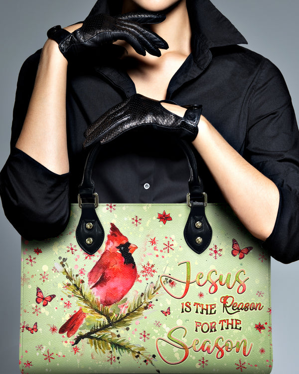Jesus The Reason Cardinal Christmas Leather Handbag - Yhhg1410244