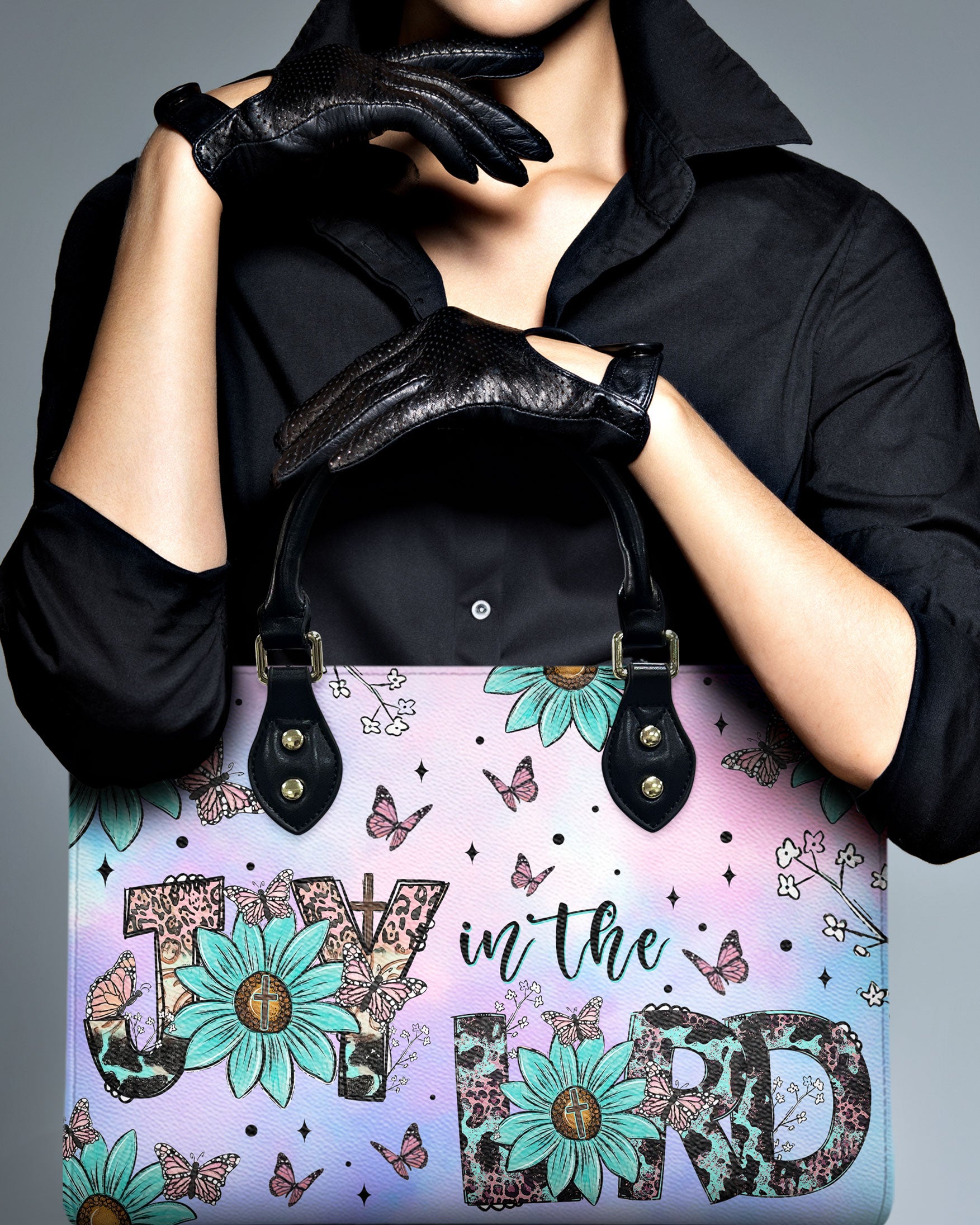 Joy In The Lord  Leather Handbag -  Tlnz1210245