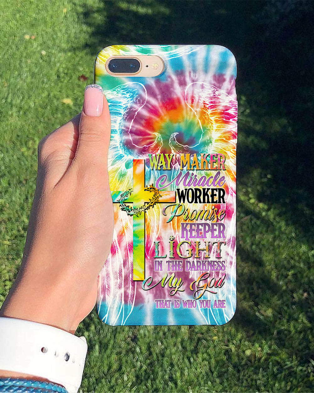 Promise Keeper Light In The Darkness Tie Dye Phone Case - Tytd2606232