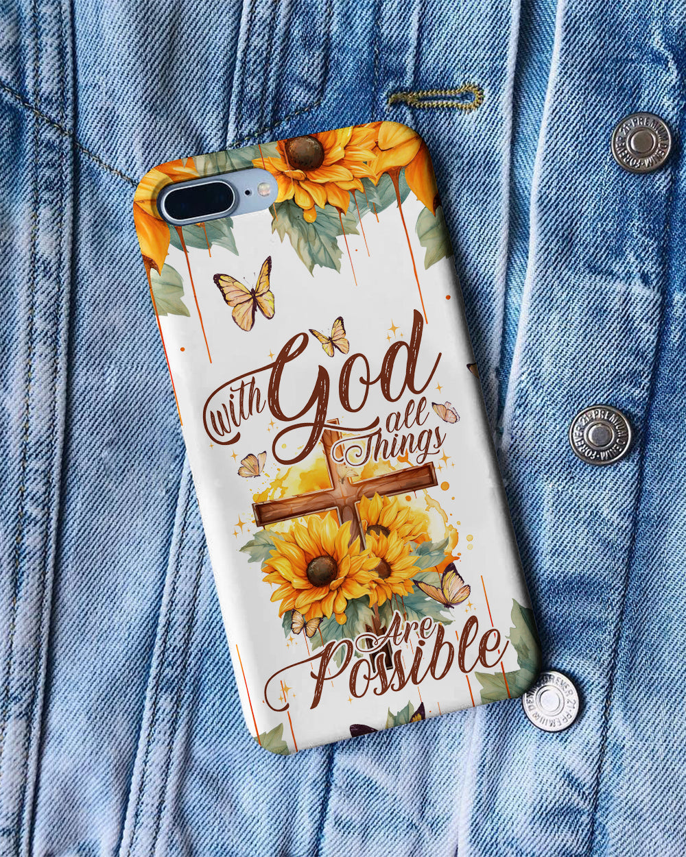 With God All Things Are Possible Phone Case - Tytd30062314