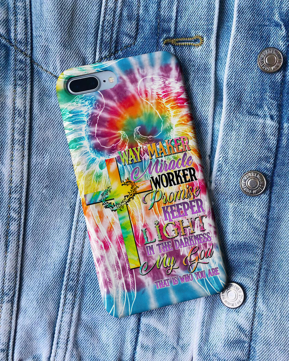 Promise Keeper Light In The Darkness Tie Dye Phone Case - Tytd2606232