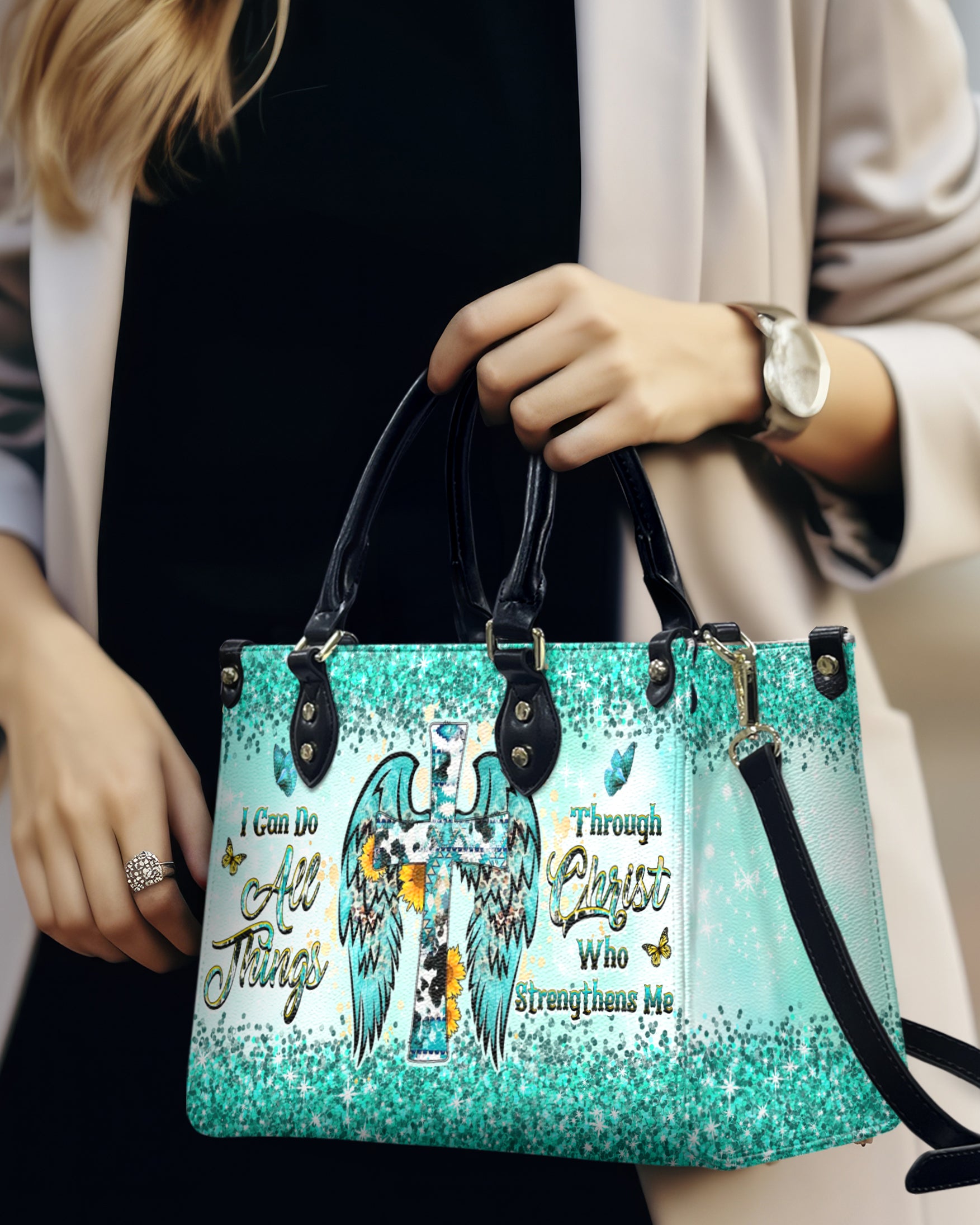 I Can Do All Things Leather Handbag - Yhhg2307244