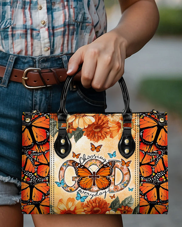 Choosing God Everyday Butterfly Leather Handbag - Tlno0404241