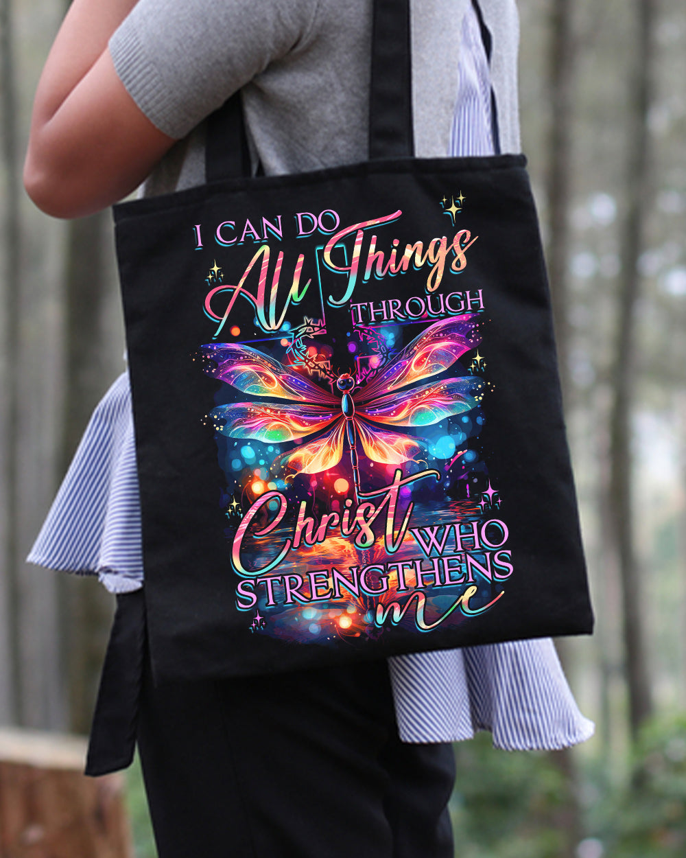 I Can Do All Things Dragonflies Tote Bag - Tytd2706232