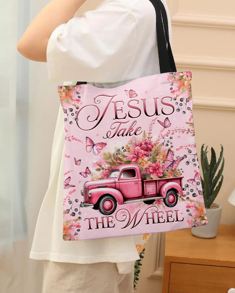 Jesus Take The Wheel Tote Bag - Tytd0112234