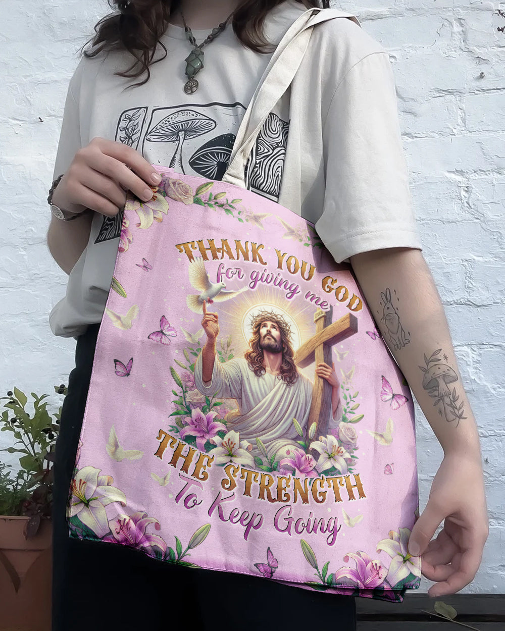 Thank You God Tote Bag - Tytd2403253