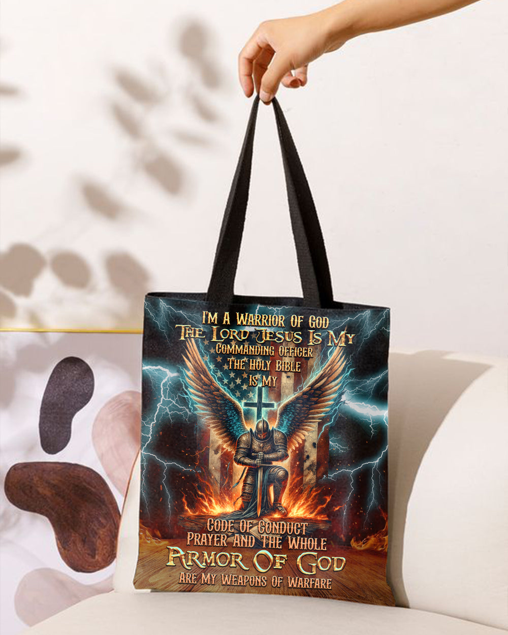 I'm A Warrior Of God Tote Bag - Tytd041123