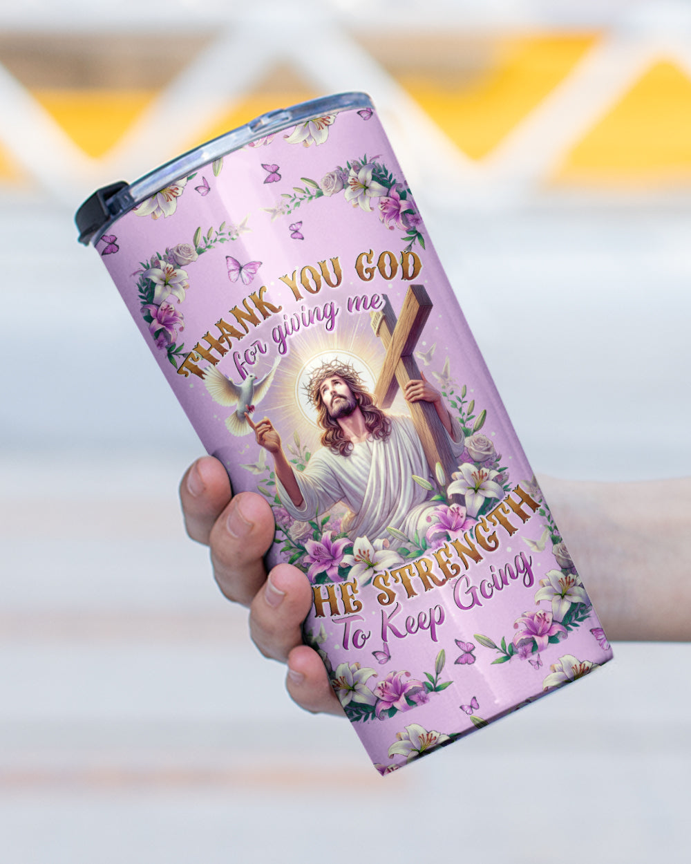 Thank You God Tumbler - Tytd2403253