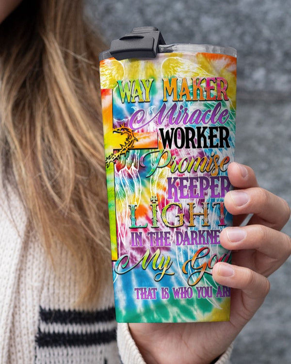 Promise Keeper Light In The Darkness Tie Dye Tumbler - Tytd2606232