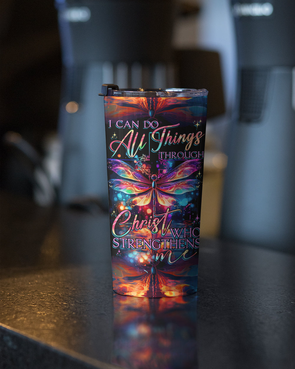 I Can Do All Things Dragonflies Tumbler - Tytd2706232