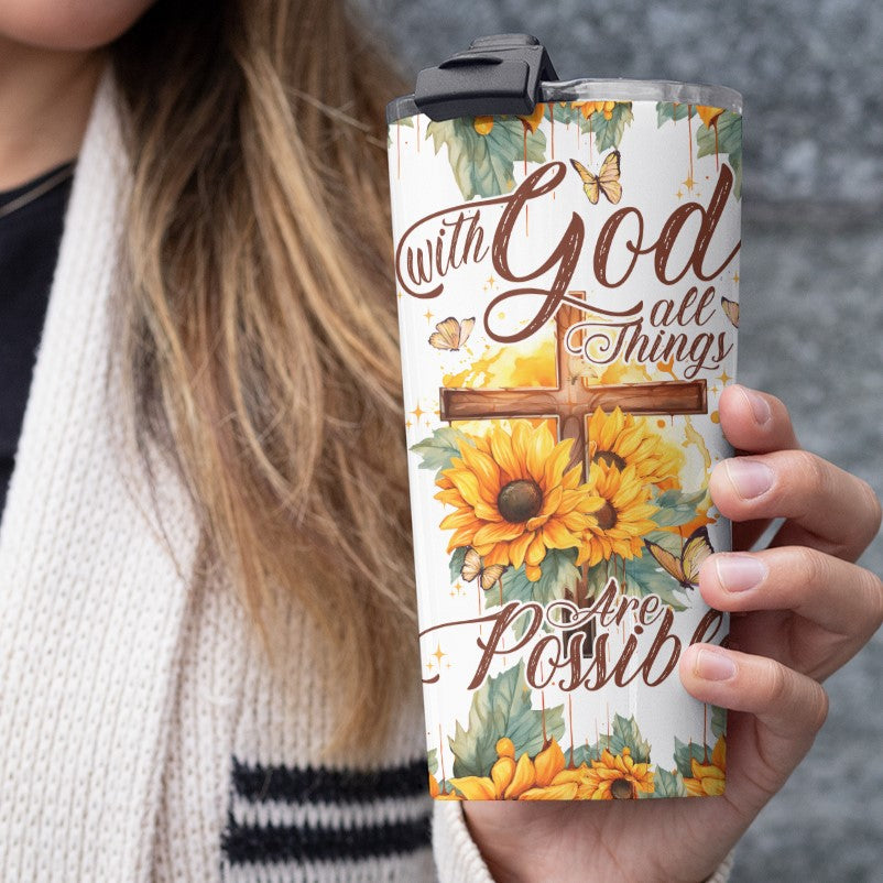 With God All Things Are Possible Tumbler - Tytd2606231
