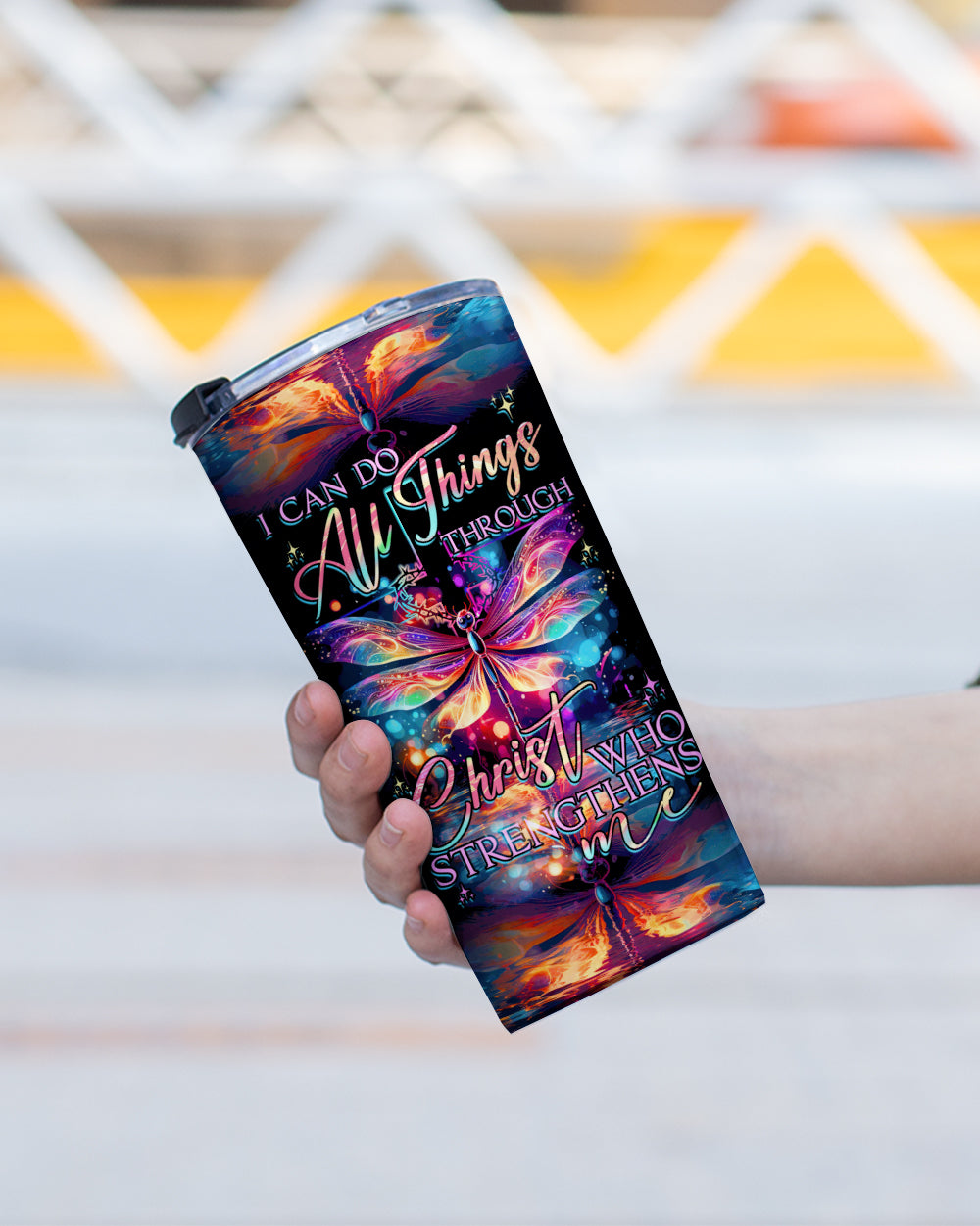 I Can Do All Things Dragonflies Tumbler - Tytd2706232