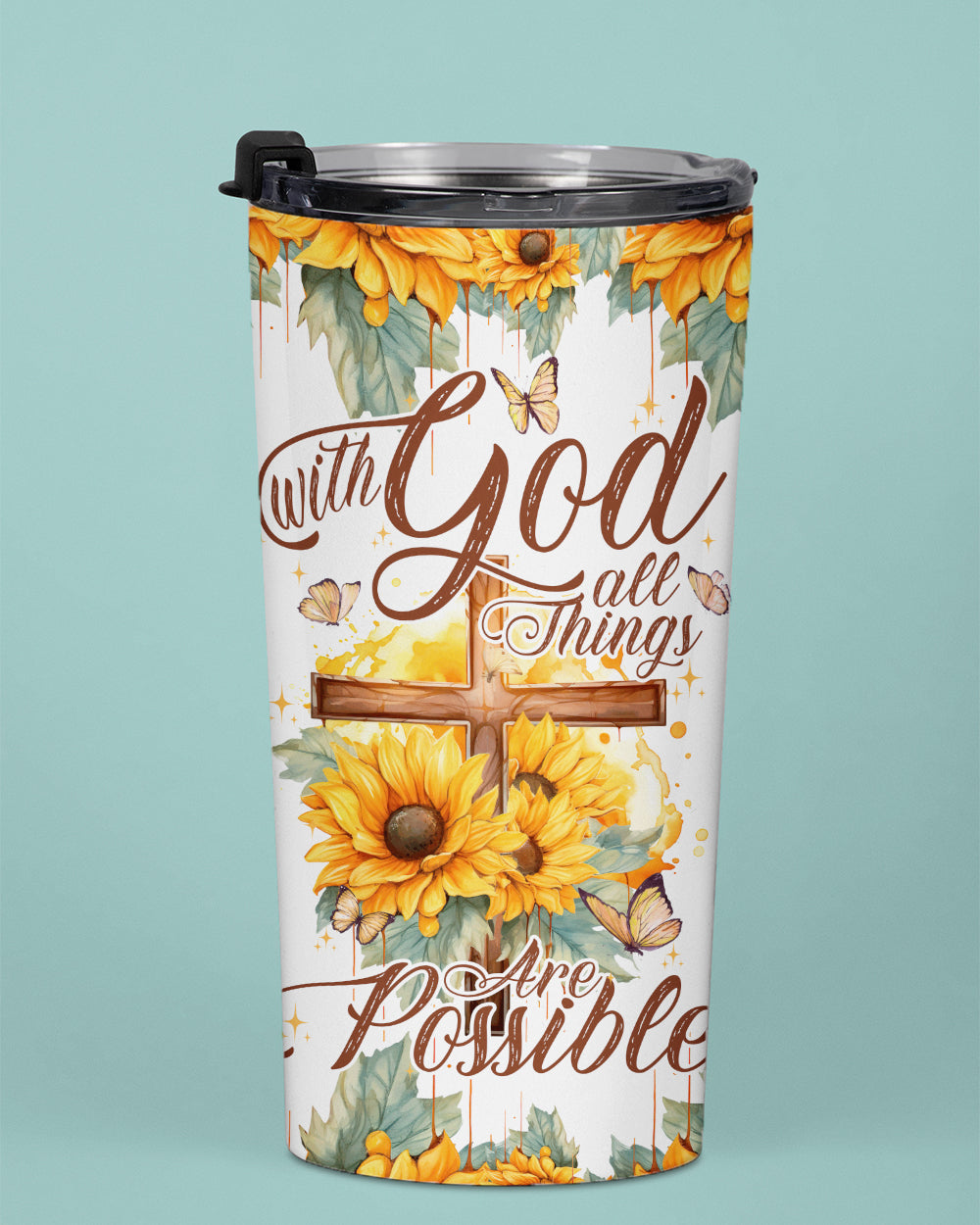 With God All Things Are Possible Tumbler - Tytd2606231