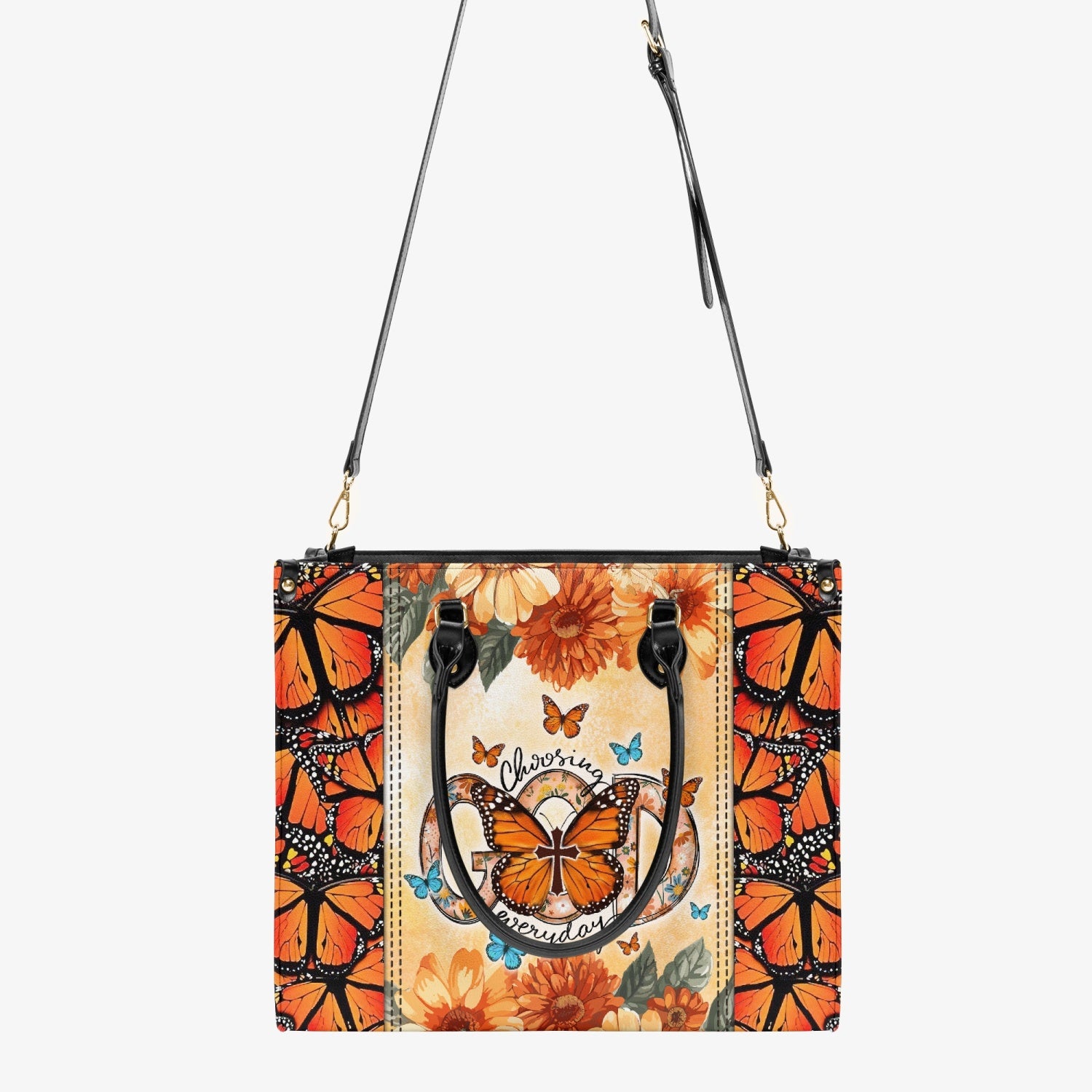 Choosing God Everyday Butterfly Leather Handbag - Tlno0404241