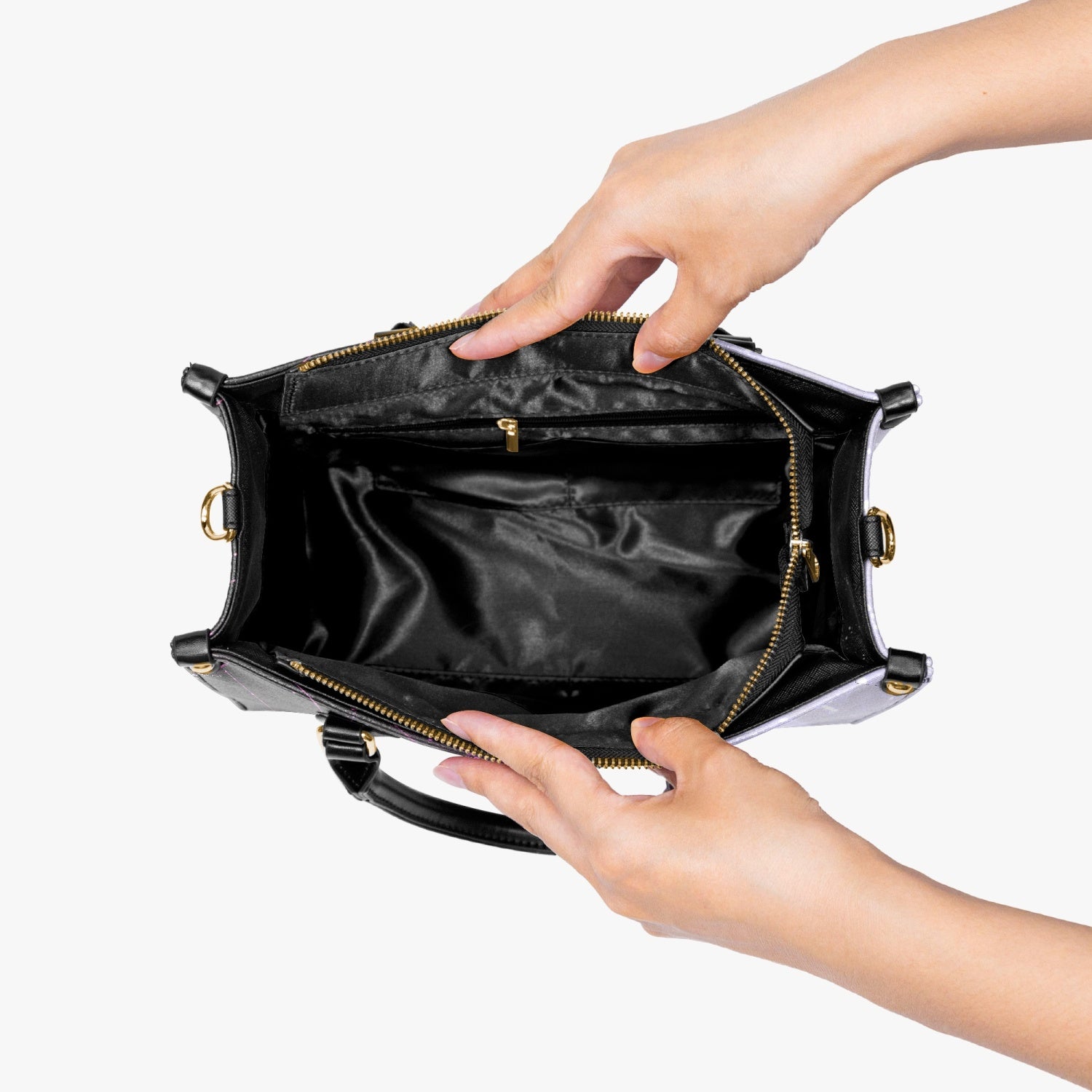 I Believe In God Leather Handbag - Yhdu2503244