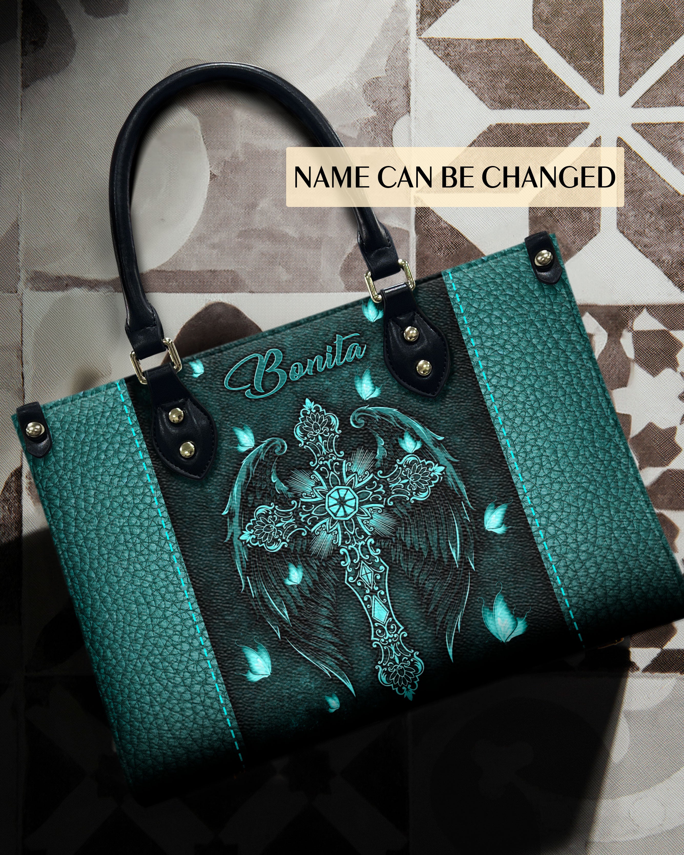 Cross Wings Leather Handbag - Tlnt2706243
