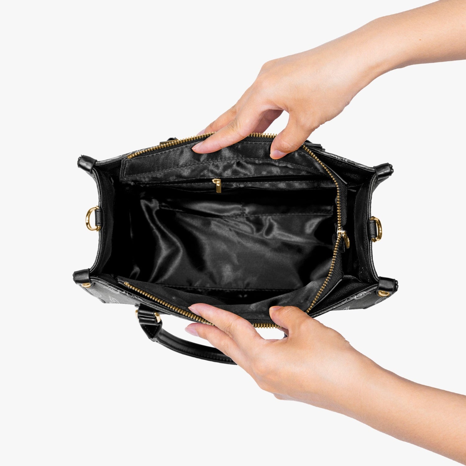 God Is My Strength Leather Handbag - Yhln2803243