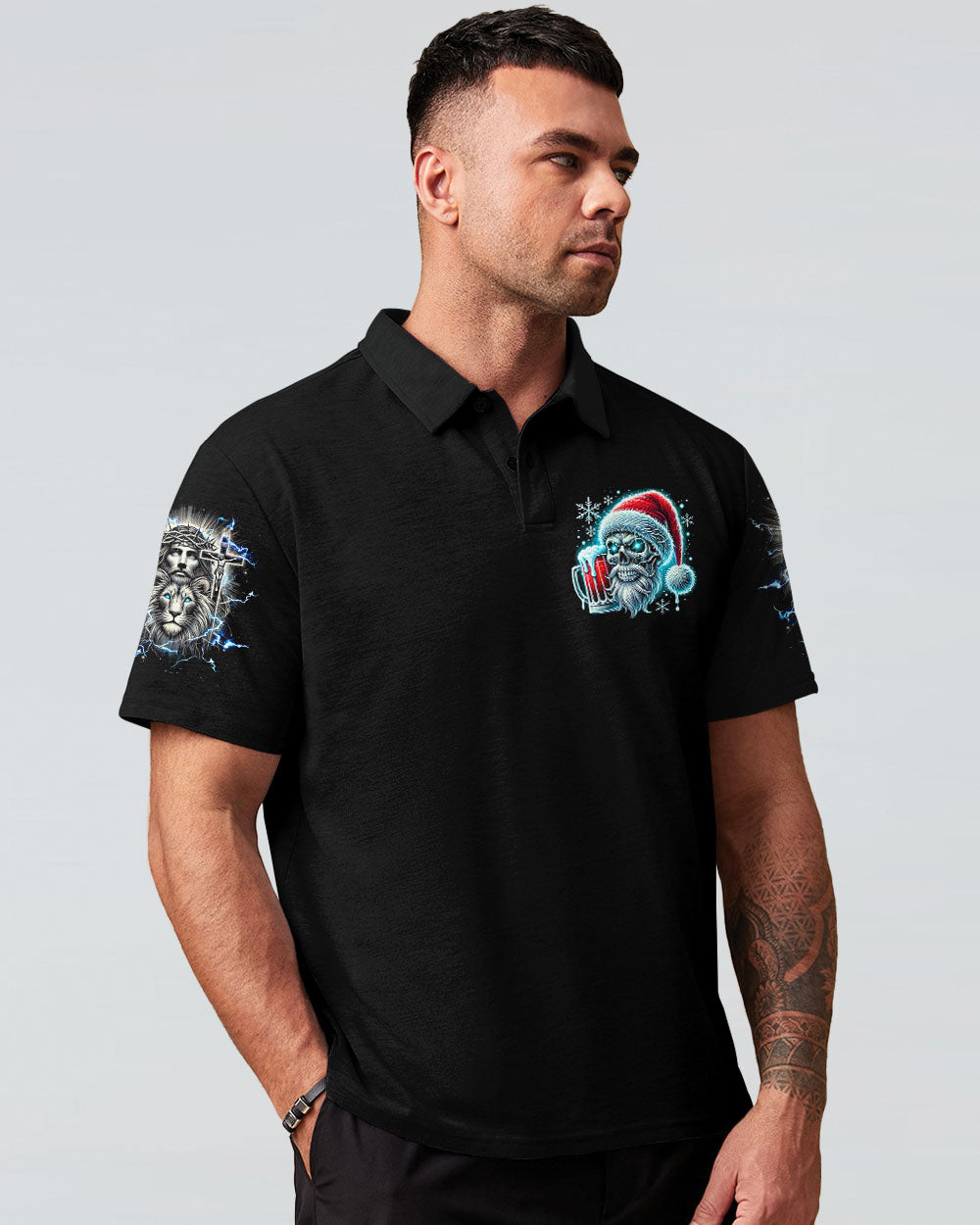 Jesus Dropped The Charges Lion Men's All Over Print Shirt - Tlnz1911242