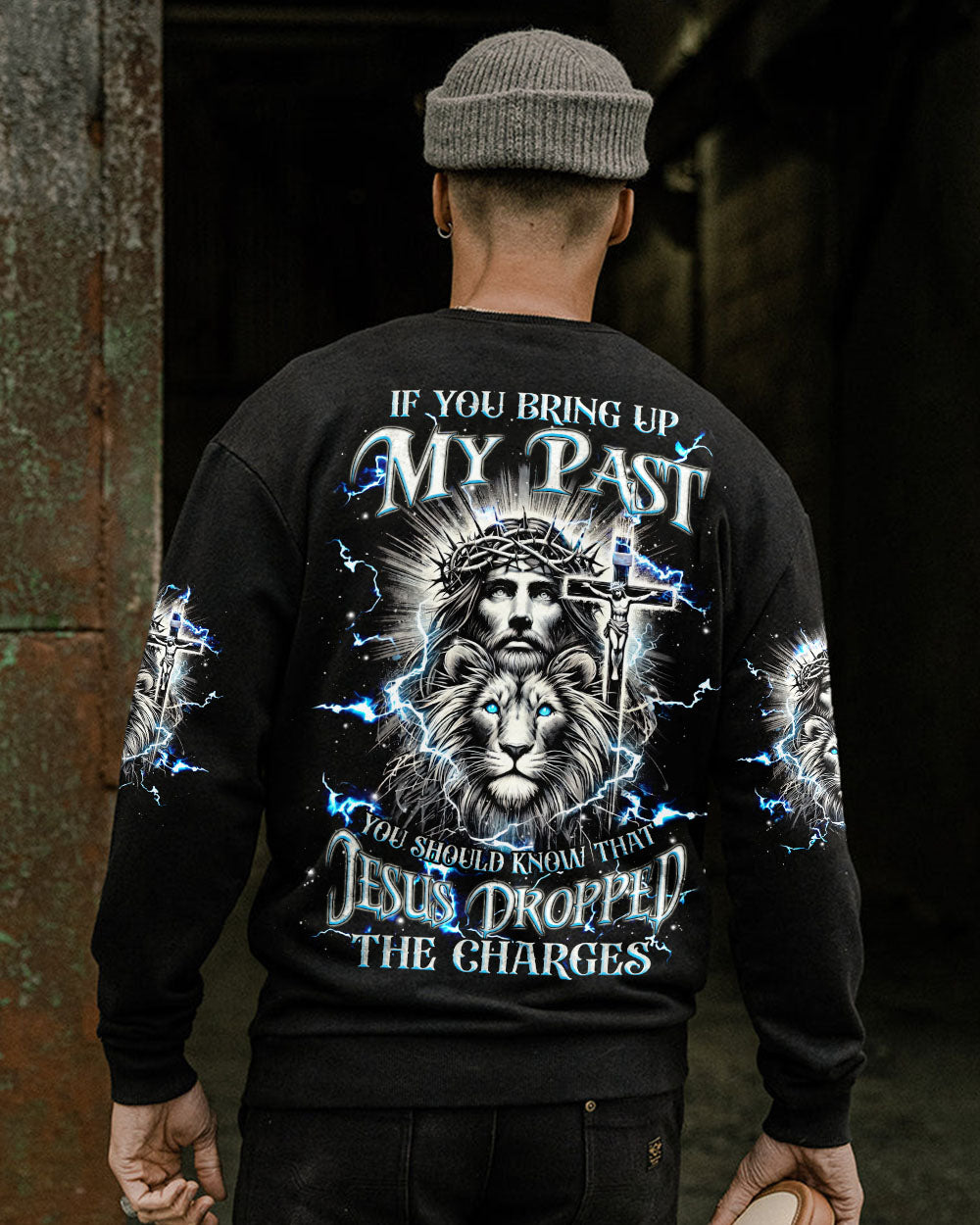 Jesus Dropped The Charges Lion Men's All Over Print Shirt - Tlnz1911242