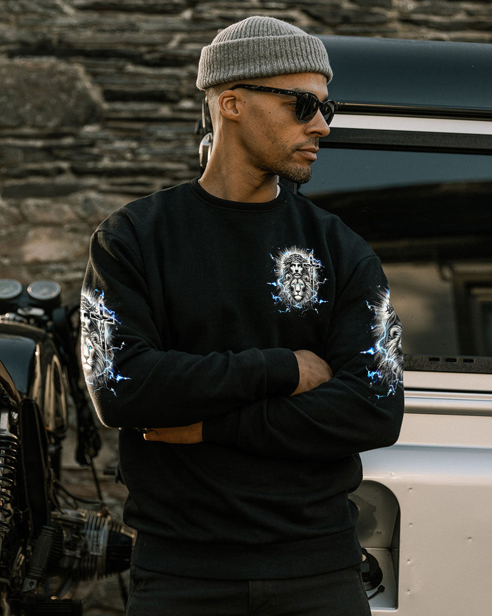 Jesus Dropped The Charges Lion Men's All Over Print Shirt - Tlnz1911242