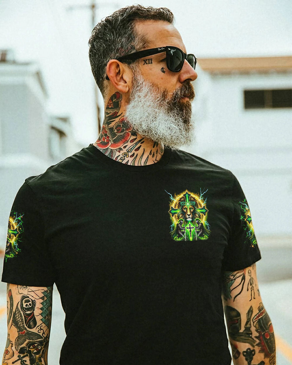 A Warrior Of Christ Warrior Lion Men's All Over Print Shirt -  Tltr2412244