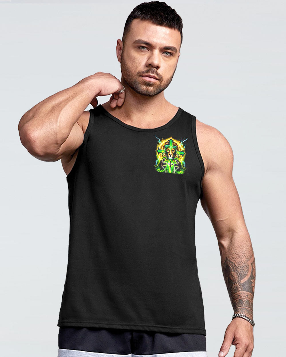 A Warrior Of Christ Warrior Lion Men's All Over Print Shirt -  Tltr2412244