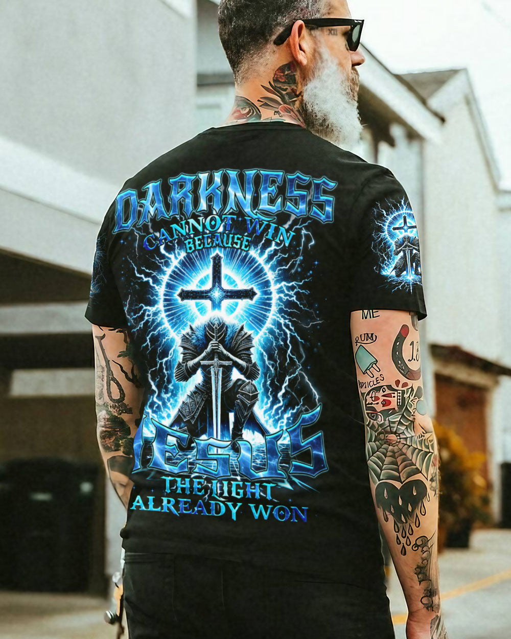 Darkness Cannot Win Men's All Over Print Shirt - Tyqy2210241