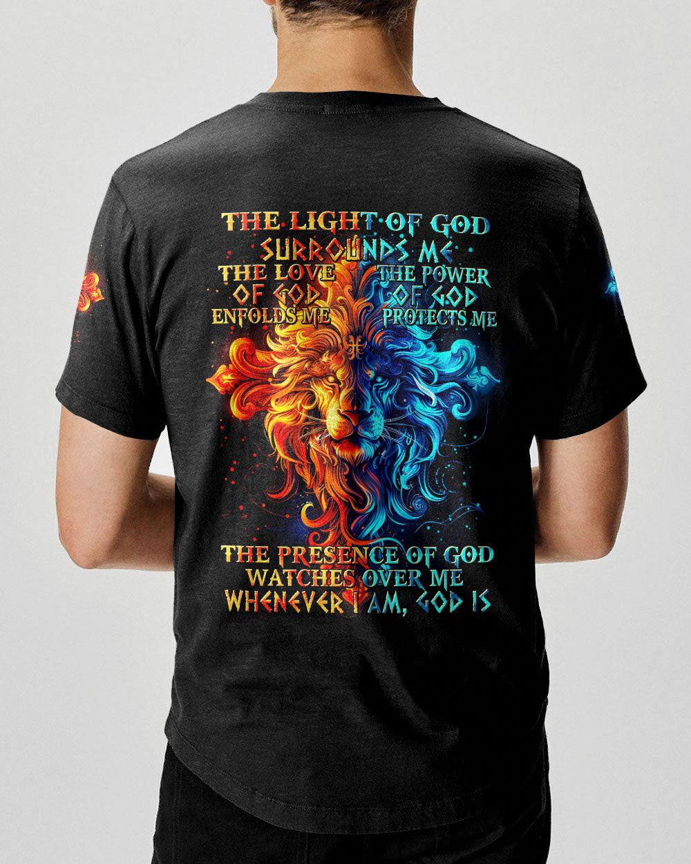 The Power Of God Protects Me Men's All Over Print Shirt - Tytm2404242