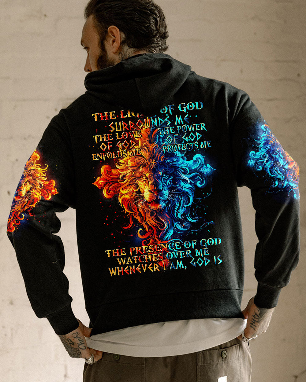 The Power Of God Protects Me Men's All Over Print Shirt - Tytm2404242