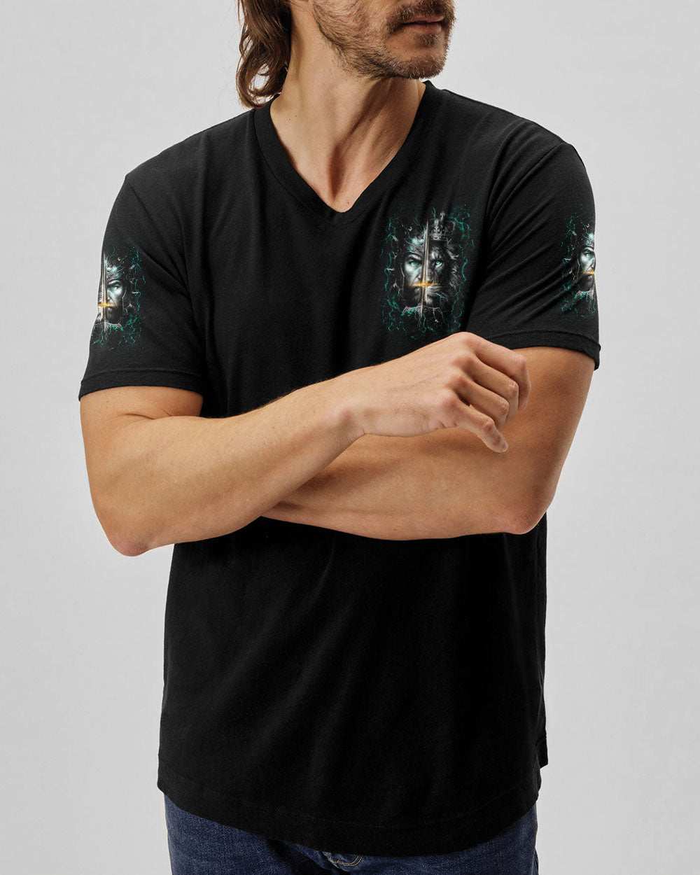 A Warrior Of Christ Men's All Over Print Shirt - Yhdu1205251