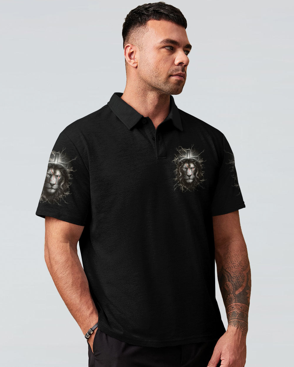 God Is My Strength Men's All Over Print Shirt - Yhln0407252