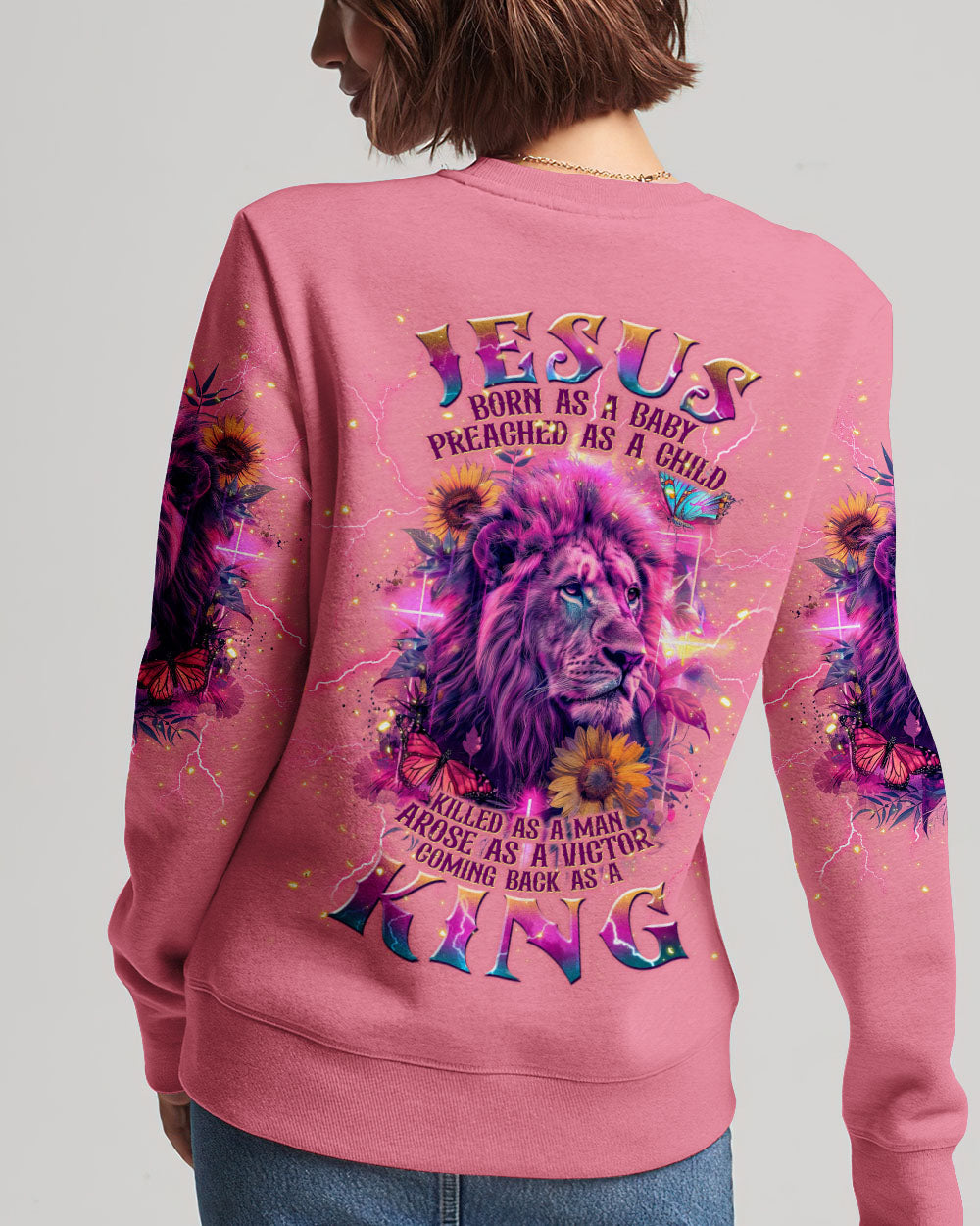 Coming Back As A King Lion Women's All Over Print Shirt - Tlnt0904243