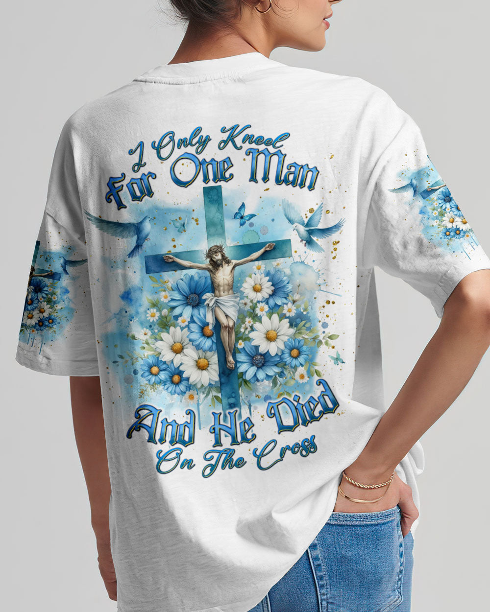 I Only Kneel For One Man Women's All Over Print Shirt - Tlnt1909243