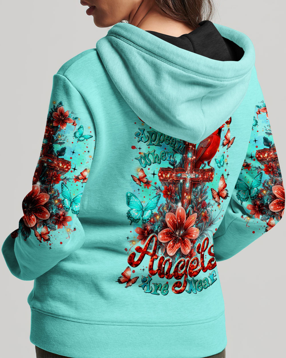 Cardinals Appear When Angels Are Near Women's All Over Print Shirt - Tltr1912243