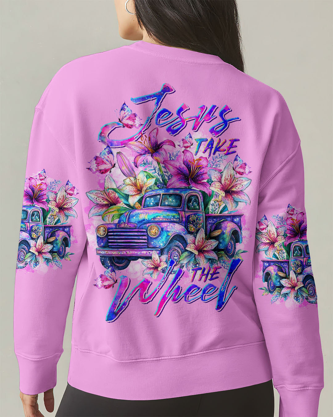 Jesus Take The Wheel Women's All Over Print Shirt   - Tltr2504253