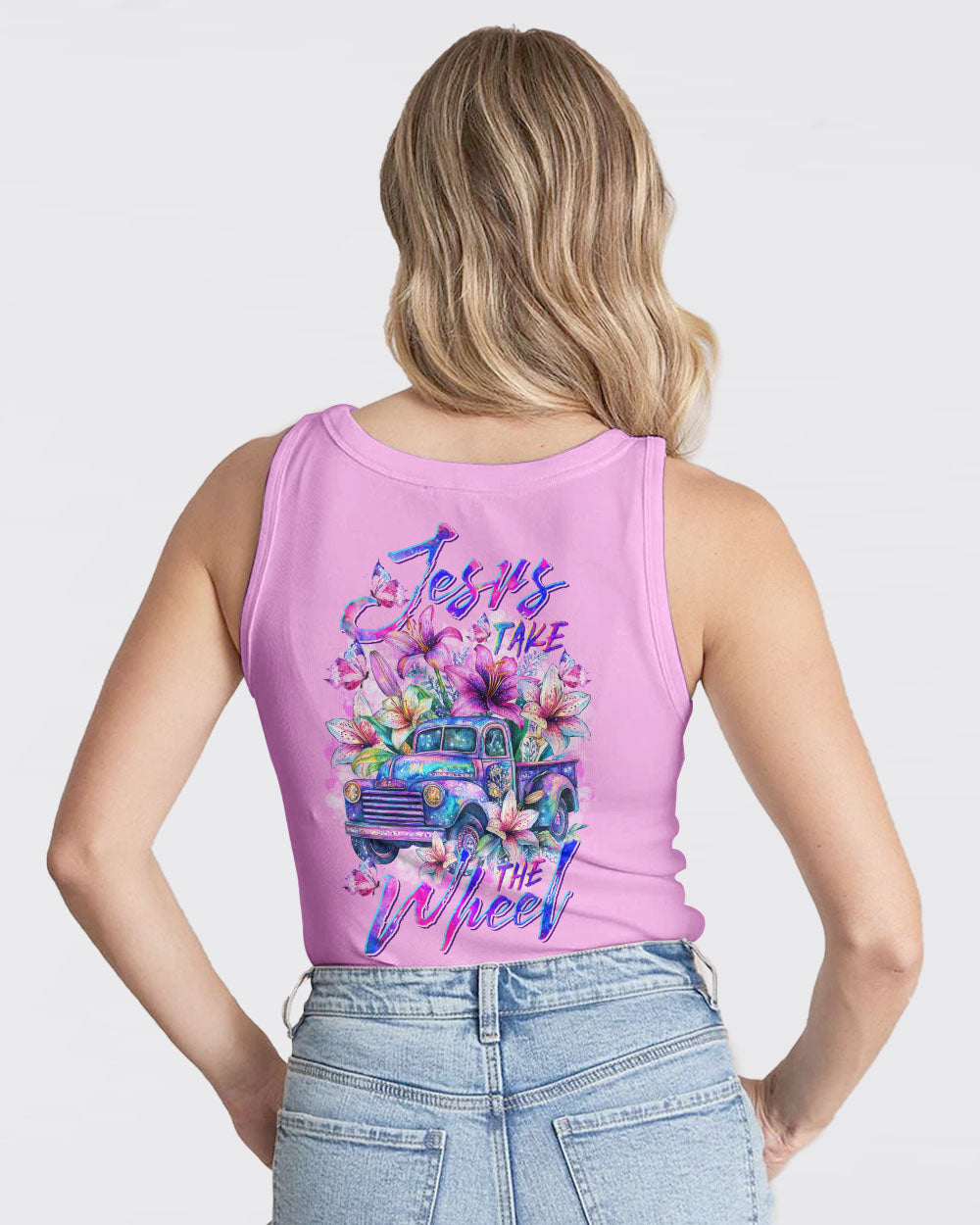 Jesus Take The Wheel Women's All Over Print Shirt   - Tltr2504253