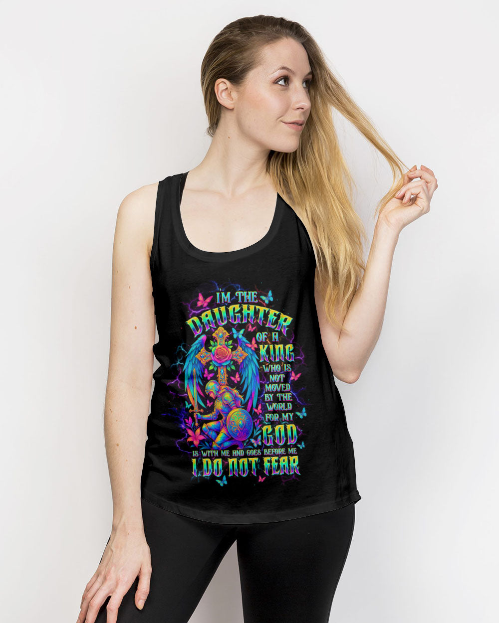 I'm The Daughter Of A King Warrior Women's All Over Print Shirt   - Tltw0707252