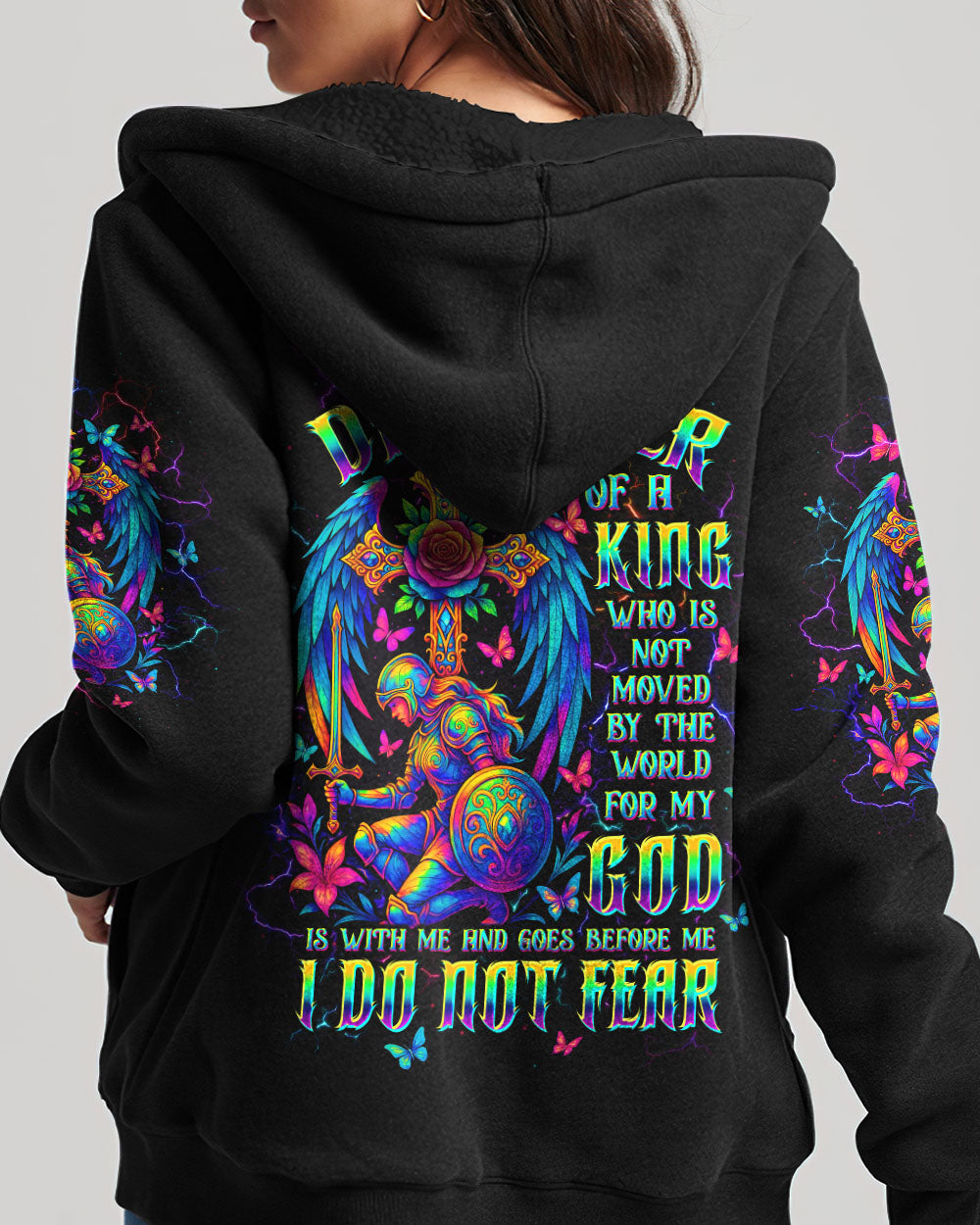 I'm The Daughter Of A King Warrior Women's All Over Print Shirt   - Tltw0707252