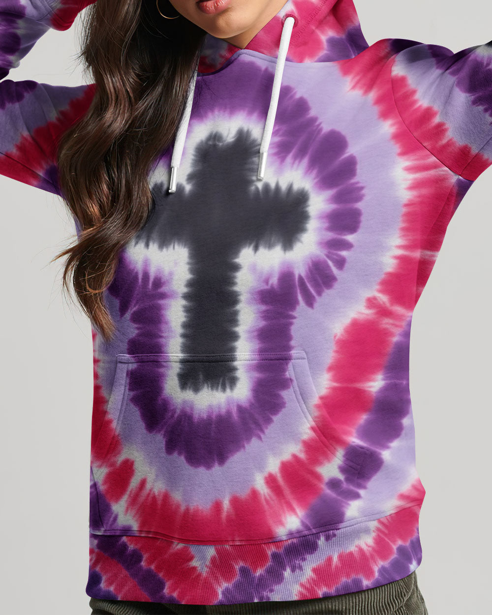 Cross Tie Dye Women's All Over Print Shirt - Typq1812251 – Faith