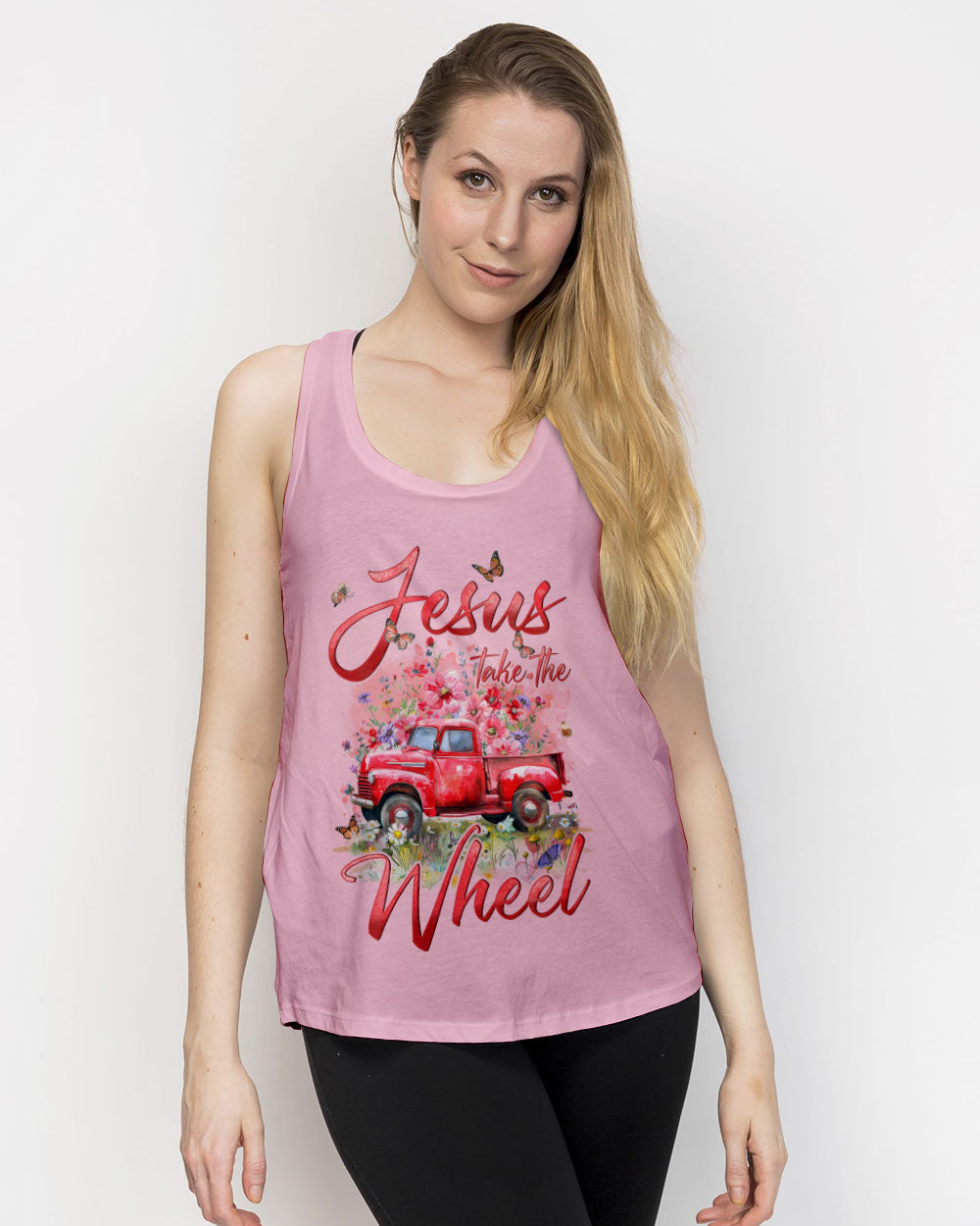 Jesus Take The Wheel Women's All Over Print Shirt - Tyqy0603242