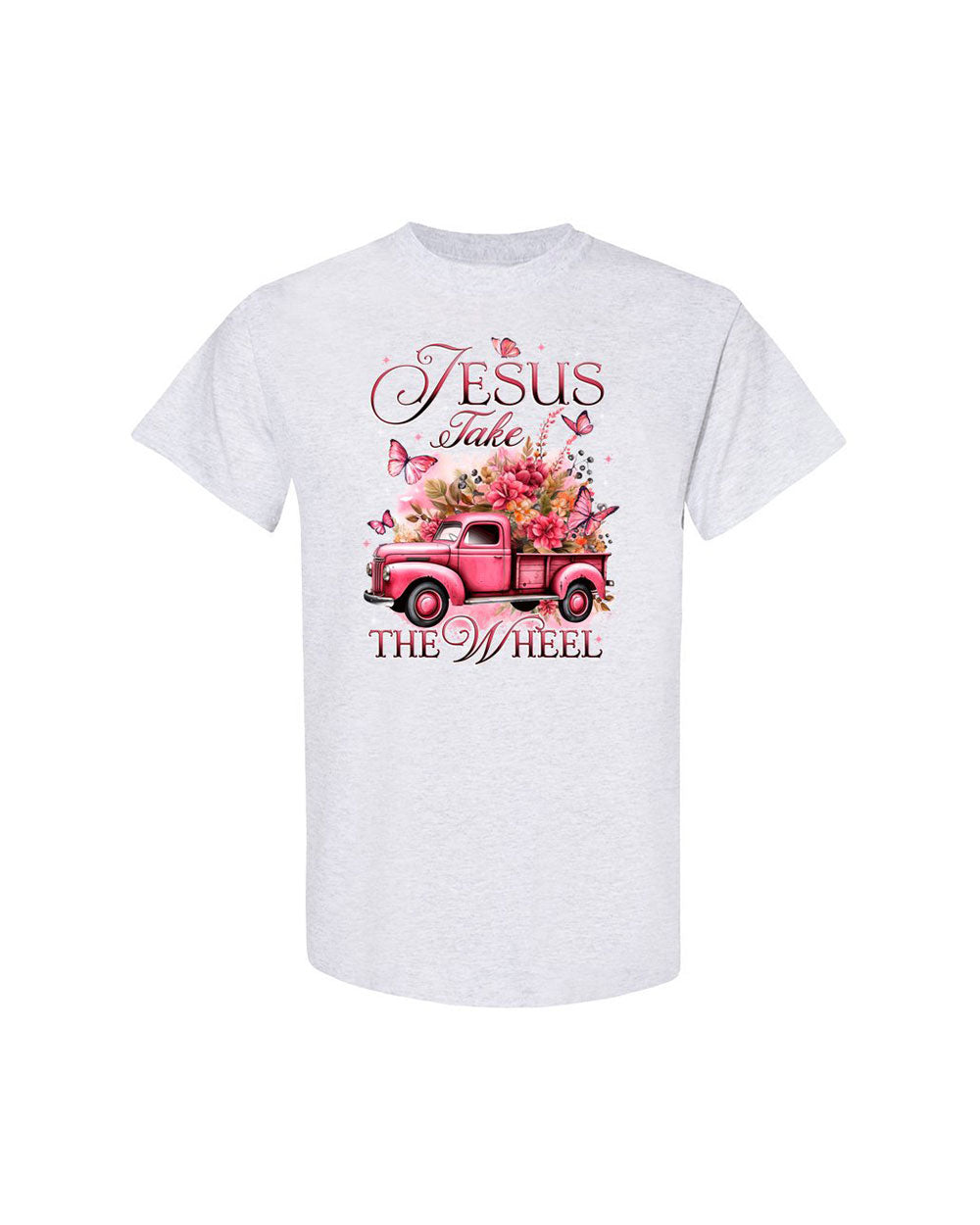 Jesus Take The Wheel Cotton Shirt - Tytd0112235