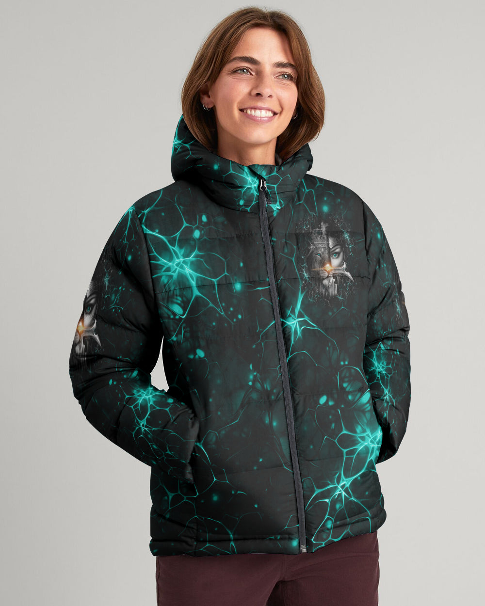 A Child Of God A Woman Of Faith Women's Puffer Jacket - Yhdu12112410