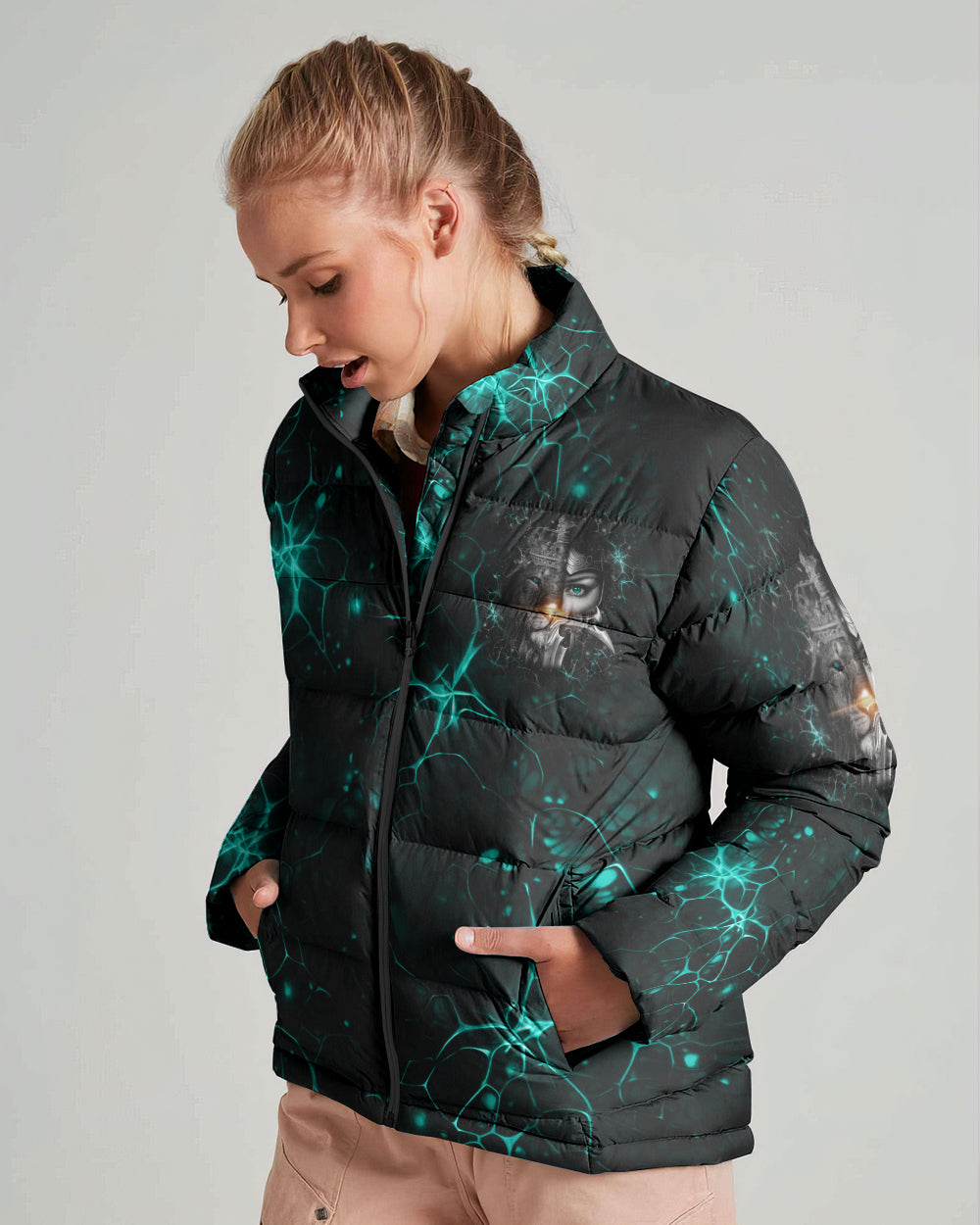A Child Of God A Woman Of Faith Women's Puffer Jacket - Yhdu12112410