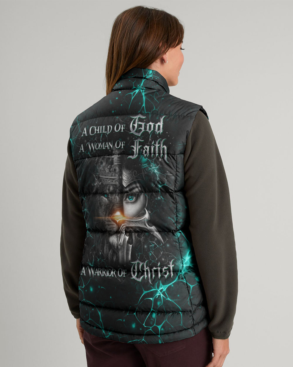 A Child Of God A Woman Of Faith Women's Puffer Jacket - Yhdu12112410