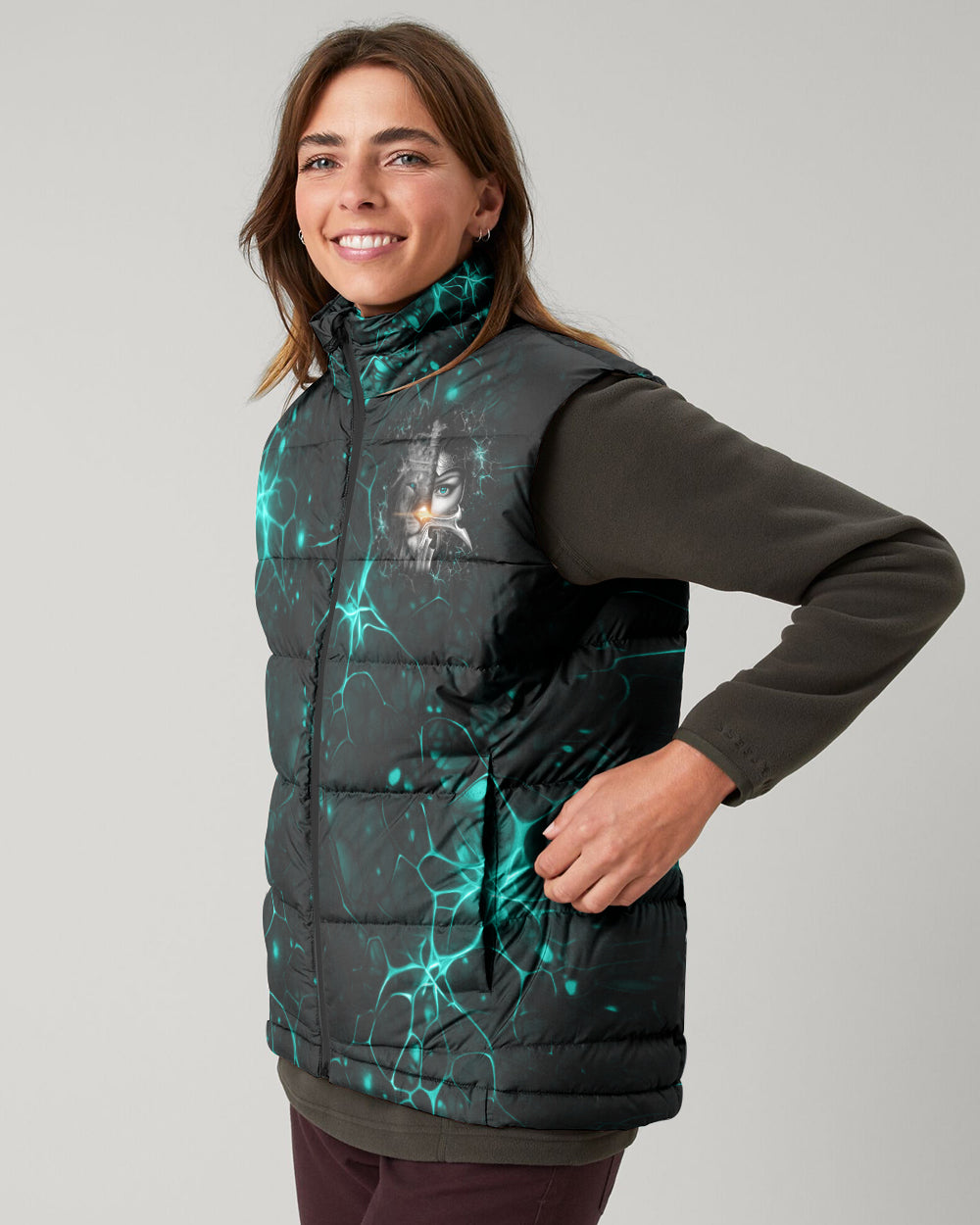 A Child Of God A Woman Of Faith Women's Puffer Jacket - Yhdu12112410