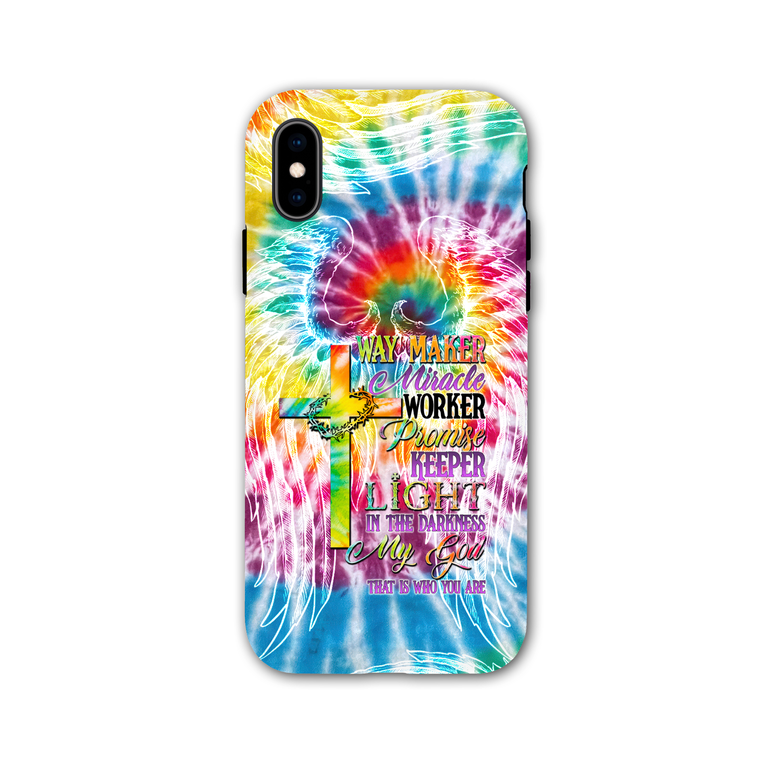 Promise Keeper Light In The Darkness Tie Dye Phone Case - Tytd2606232