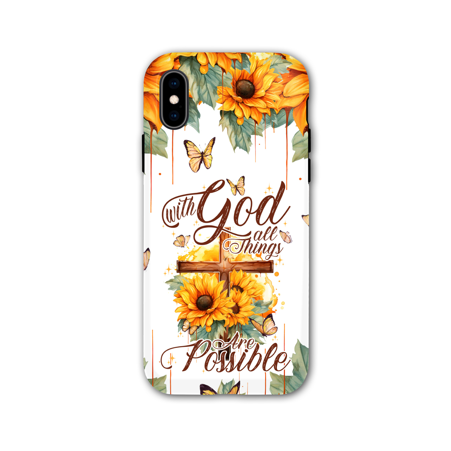 With God All Things Are Possible Phone Case - Tytd30062314